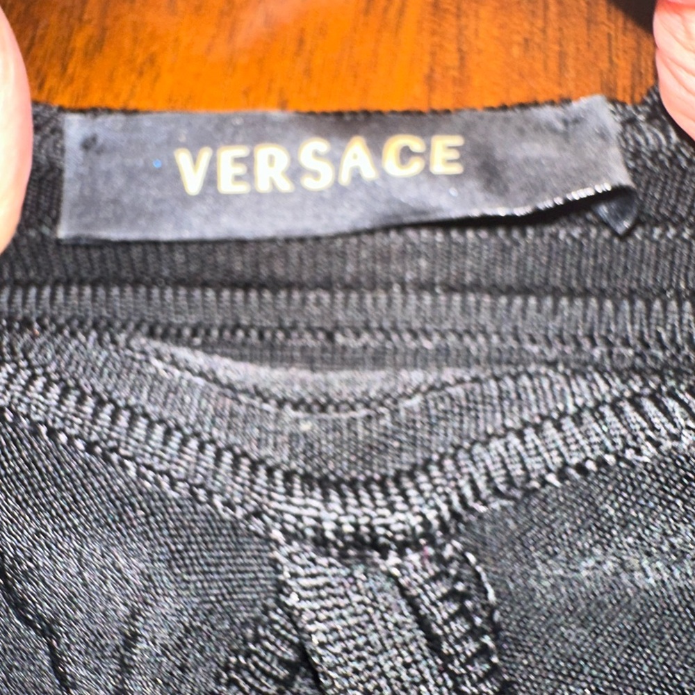 Versace Strappy Bandage Top | Black | Bodycon | Size S - Picture 6 of 9